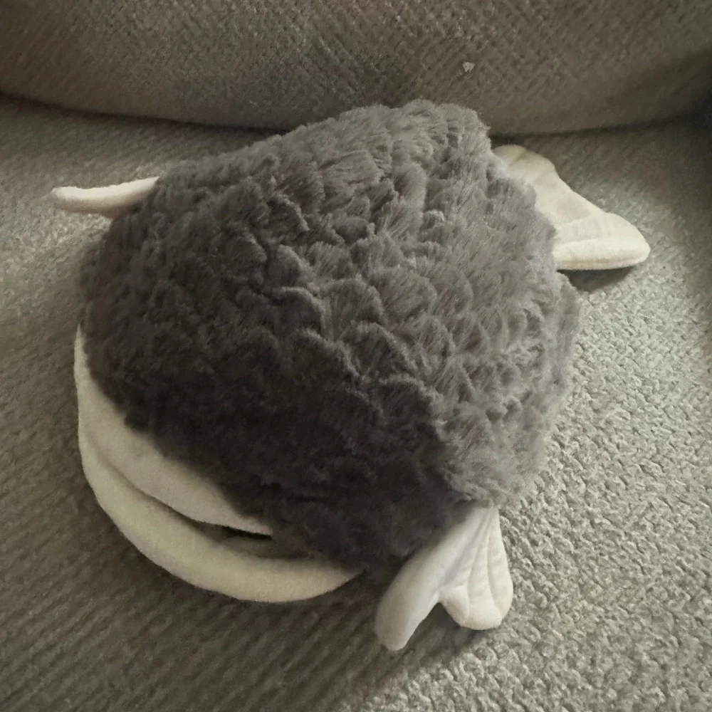 Fish Cave Cat Bed Large Fish Mouth Gray Blowfish cat bed